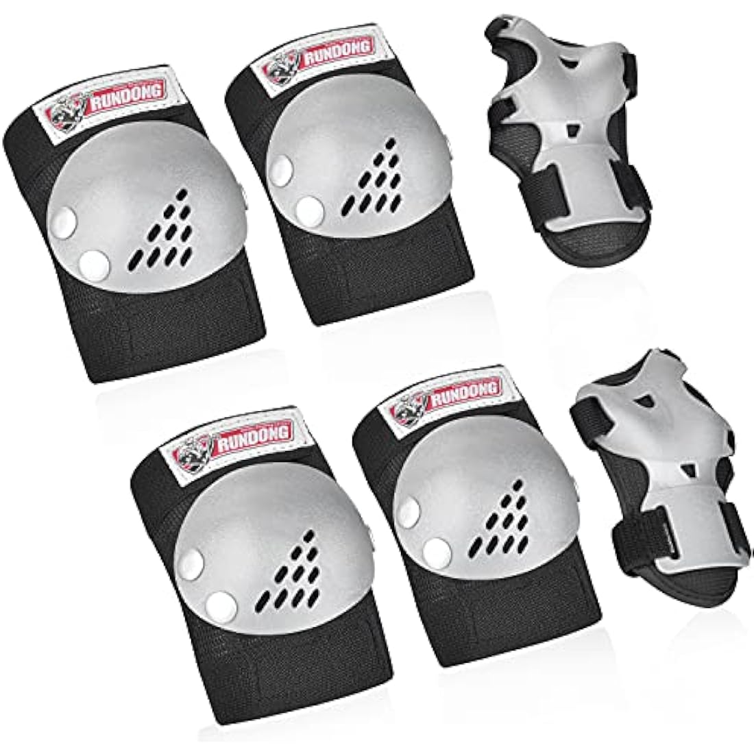 Youth/Kids Knee Pads Elbow Pad Wrist Guards Protective Gear Set for 3-15 Years Child Roller Skates Skateboard Inline Rollerblading Cycling BMX Bike Skating Scooter Riding and Other Outdoor Sports