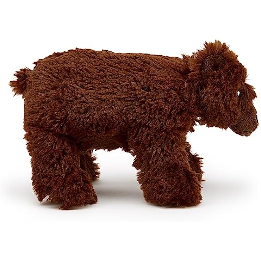 Zappi Co Ultra Soft Grizzly Bear Plush Toy (21cm Length) - 100% Recycled, Eco-Friendly, Newborn Gift, Realistic Lifelike