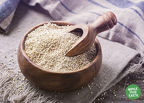Wholefood Earth Organic Quinoa Grain – 3 kg | Raw | GMO Free | Vegan | High Fibre | Certified Organic