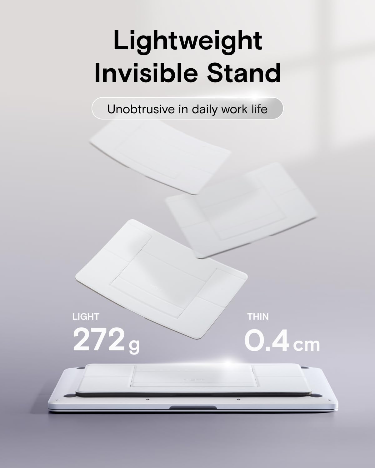 MOFT Laptop Stand for Desk, Non-Adhesive Laptop Stand with 2 Adjustable Viewing Angles