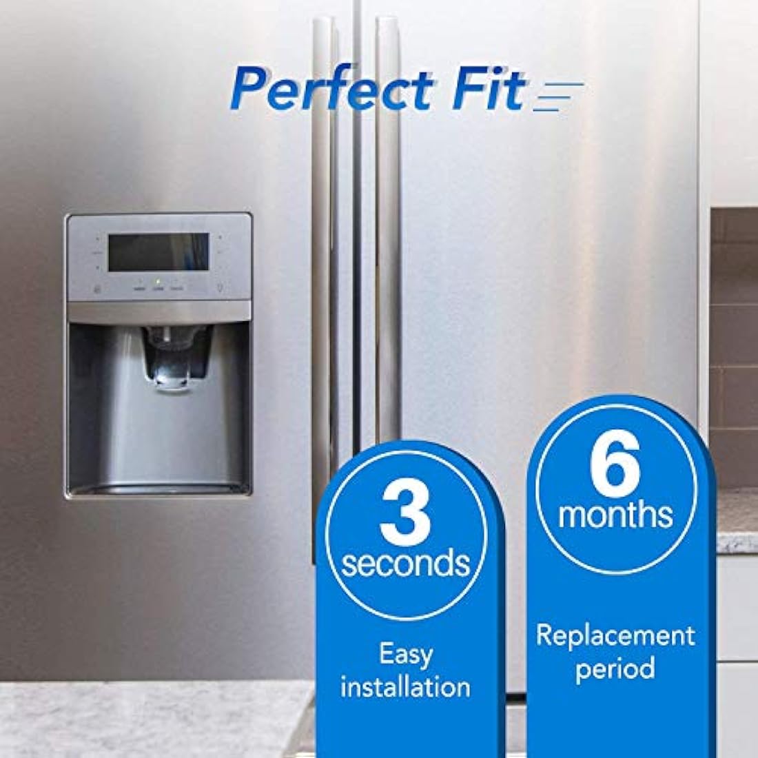 ICEPURE Refrigerator Water Filter Compatible with Samsung DA29–00020B,DA29–00020B DA29–00020A,HAF-CIN/EXP, 46–9101 White,3 Pieces