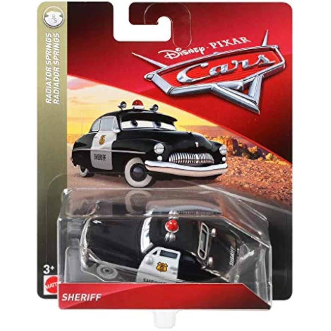 Disney Cars FLM15 Pixar Cars 3 Sheriff Vehicle, Multicoloured