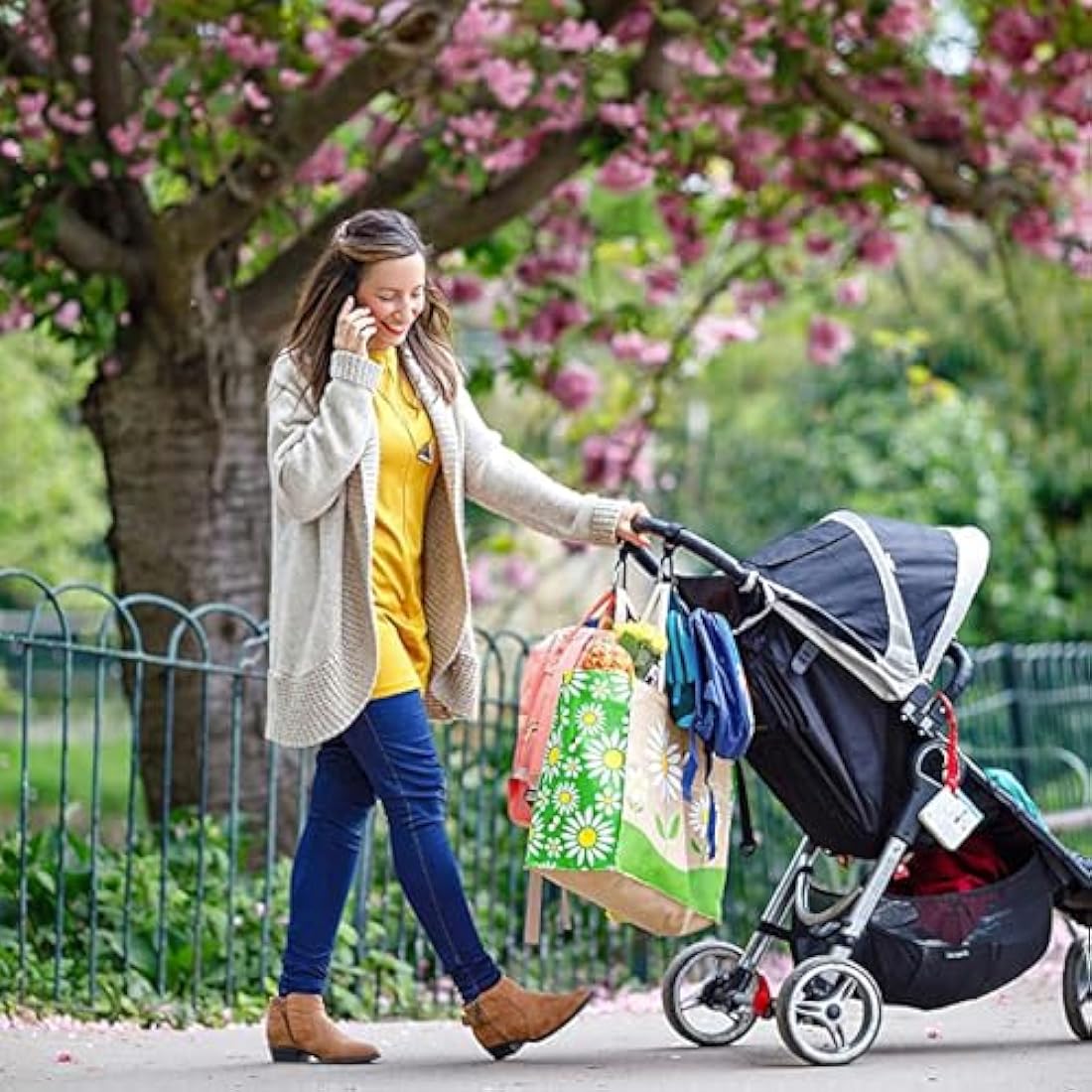 Baby Uma Buggy Clips - 2022 Double-Platinum Winning Pram Clips, Universal Pram Accessories, 5 kg Weight Capacity & Non-Slip, Baby Travel Essentials