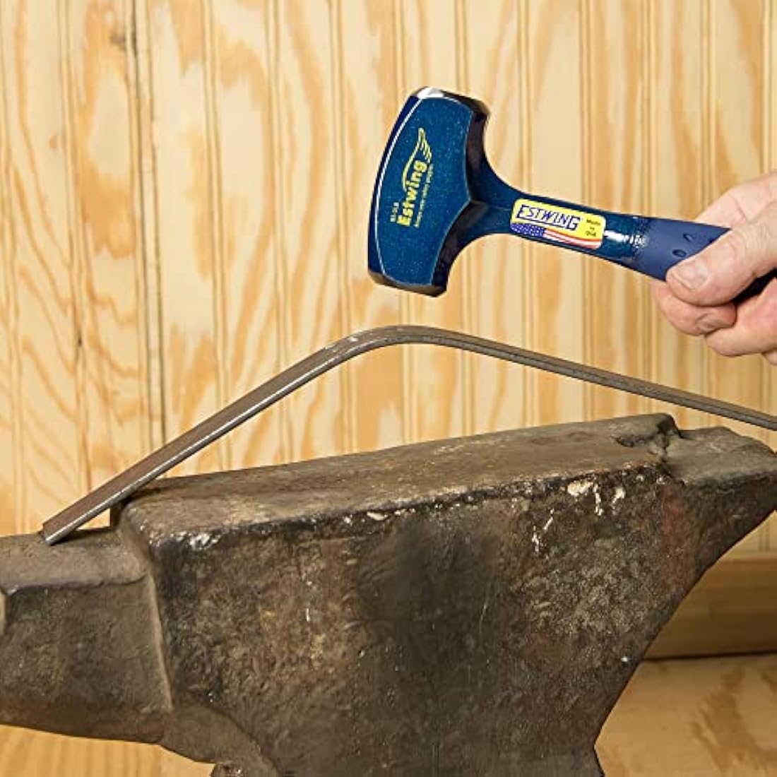 Estwing B33LB 3lb Club Hammer with Blue Vinyl Grip