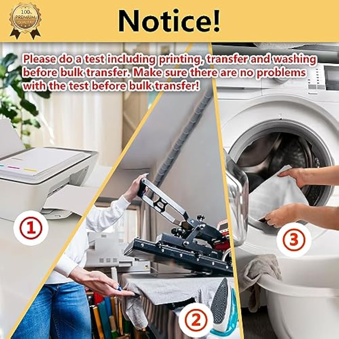 TransOurDream Tru-Transfer Paper - 100 Sheets A4 Inkjet Heat Transfer Paper Iron On Transfer Paper 2.0 for White and Light T Shirts Fabrics NO Mirror Print,Easy to Use (TRANS-2-100)