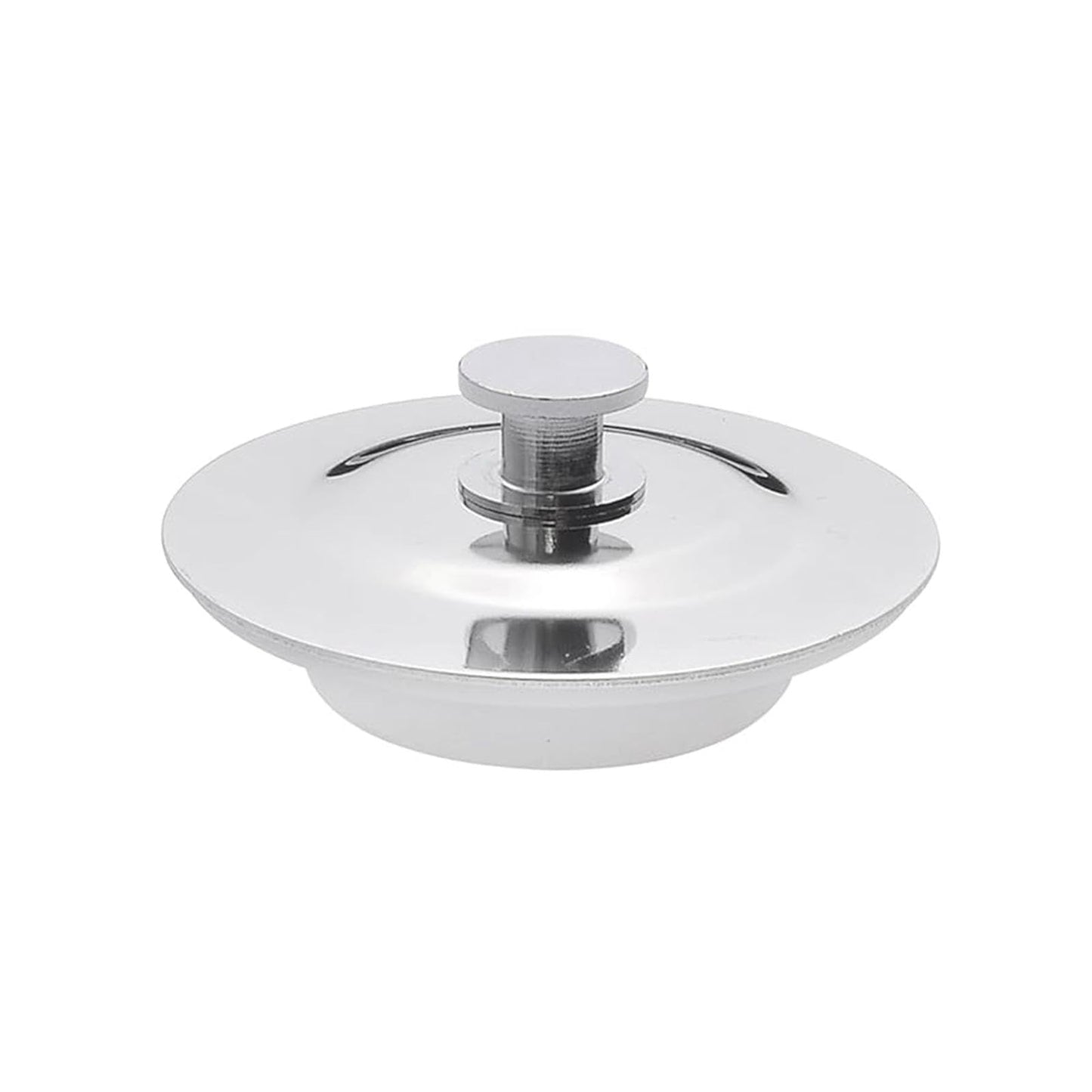 Stainless Steel Bath Plug for 40-45mm Holes, Universal Sink Stopper for Kitchen and Bathtub, Anti-Leak Design with Secure Fit