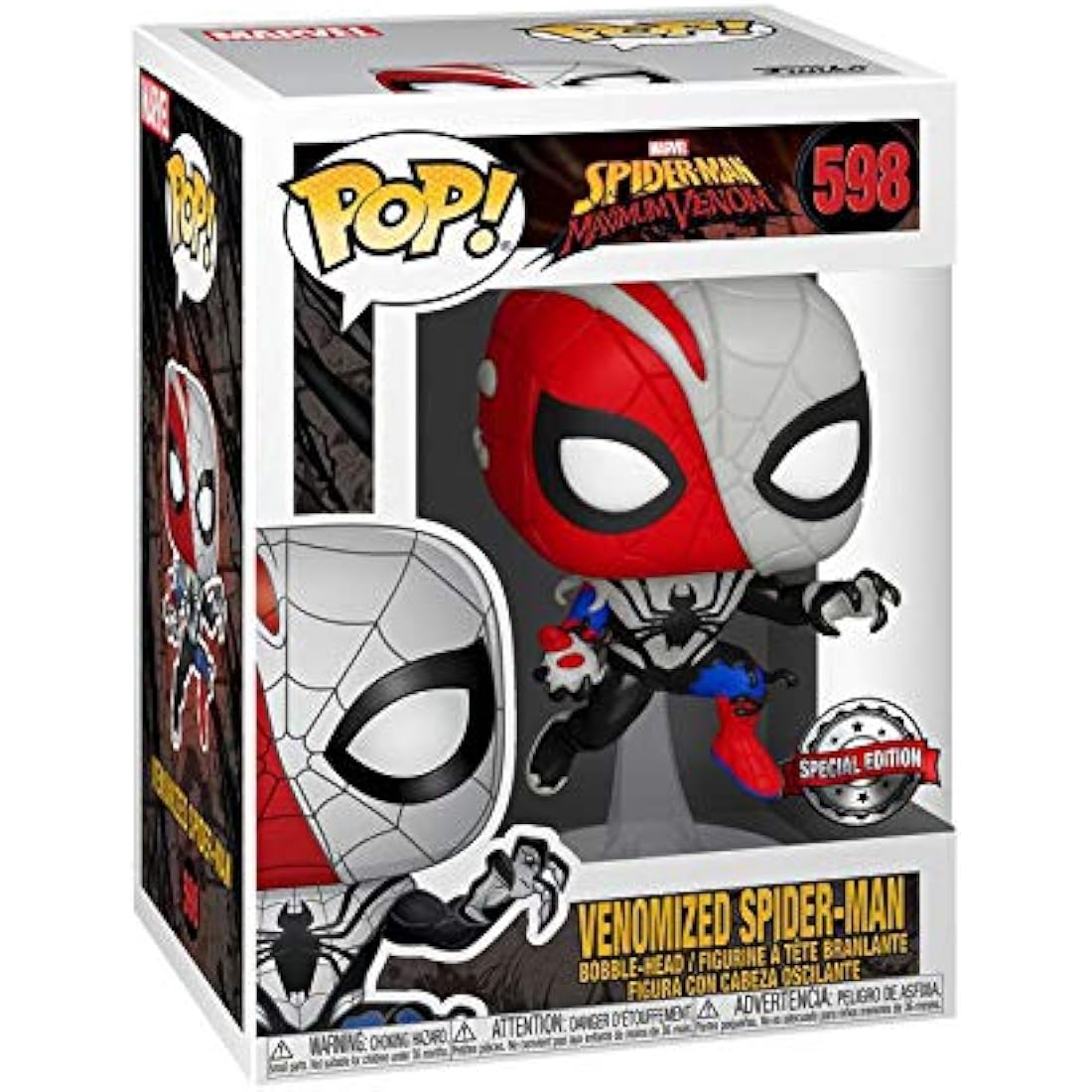 Funko POP Spider-Man: Maximum Venom 598- Venomized Spider-Man