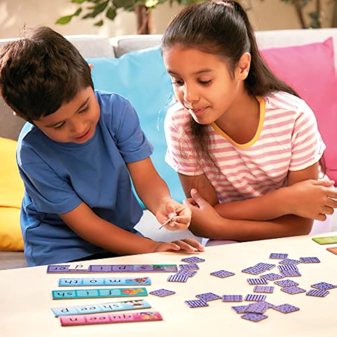 Orchard Toys Match and Spell Next Steps, Educational Spelling Game Age 5+, Helps Teach Phonics and Word Building using Sounds and Blends.