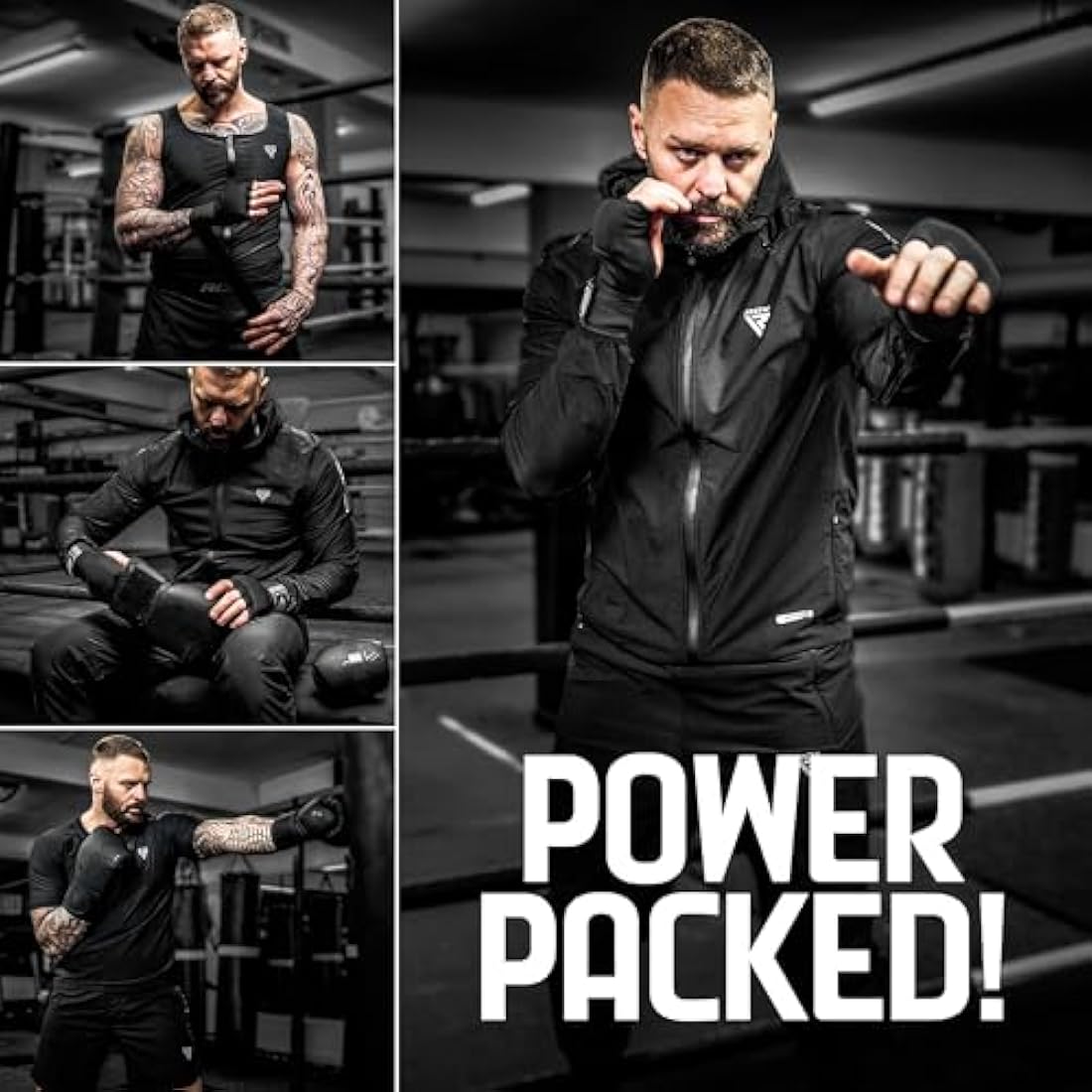 RDX Gel Boxing Hand Wraps Inner Gloves, Quick 100cm Long Wrist Straps, Elasticated, Padded Fist Hand Protection, Muay Thai MMA Martial Arts Punching Speed Bag Training Bandages, Under Mitts Handwraps