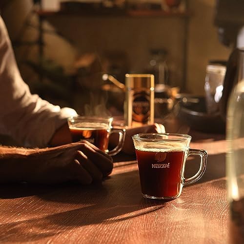NESCAFÉ Espresso Instant Coffee, Rich Crema, 100 Percent Arabica Premium Instant Espresso Coffee, 95g (Pack of 6)