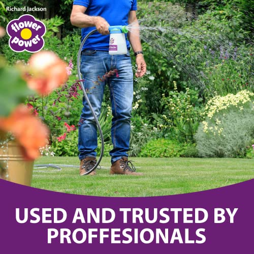 Richard Jackson Flower Power Premium Lawn Magic, Lawn Feed for Gardens, Greens the Grass & Strengthens the Roots (5L)