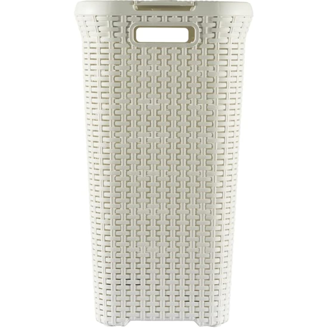 Curver Style 60 Litre Laundry Hamper, Vintage White