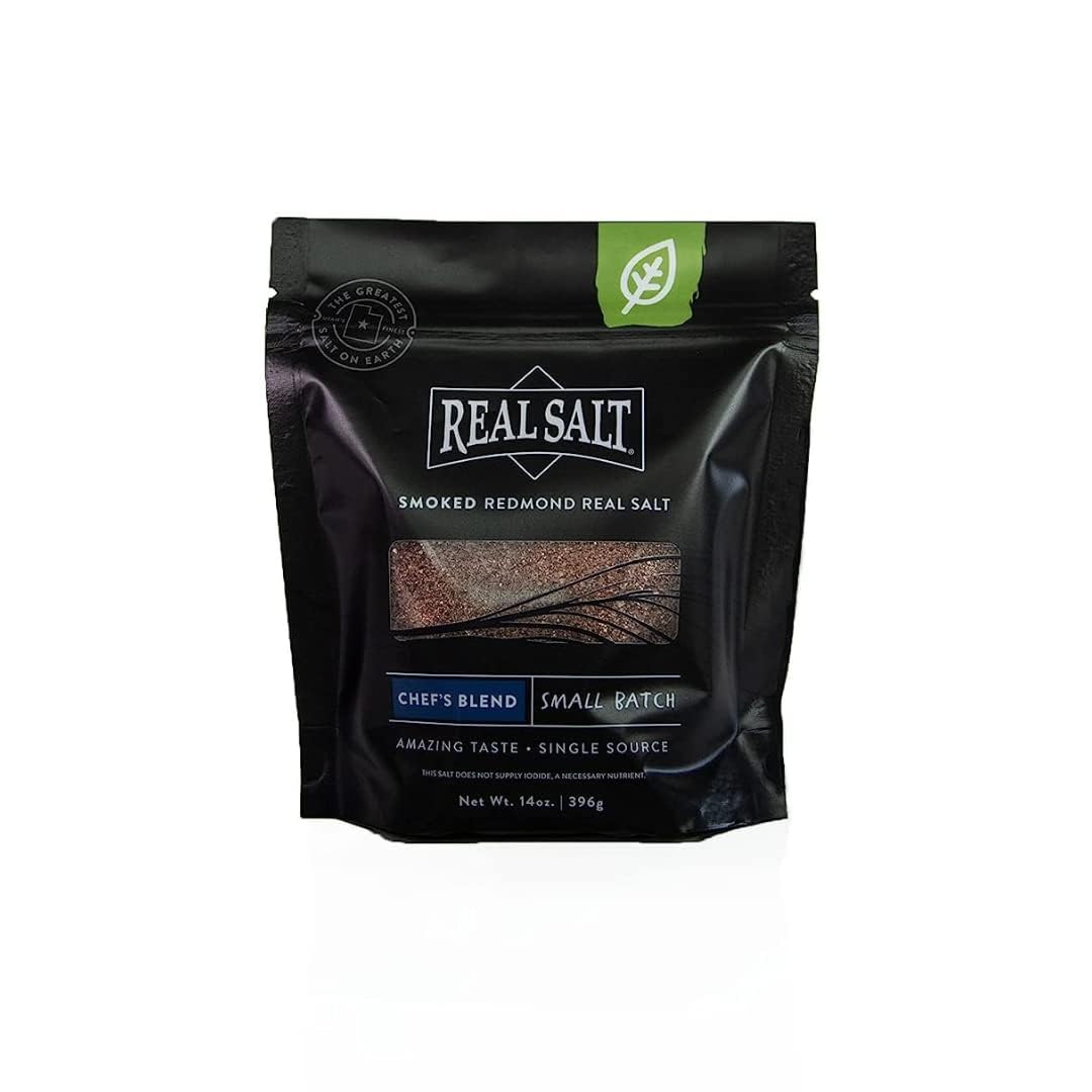 REDMOND Real Salt Chef?s Blend Smoked Salt, 14 oz pouch