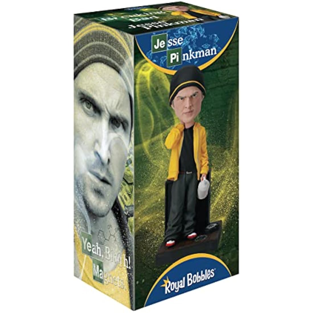 Royal Bobbles Breaking Bad Jesse Pinkman Bobblehead, Premium Polyresin Lifelike Figure, Unique Serial Number, Exquisite Detail