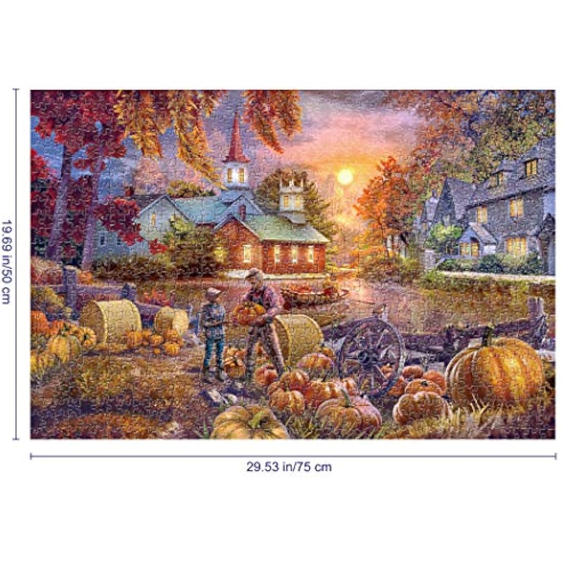 Tektalk 1000 Piece Puzzles for Adults Jigsaw Puzzles for Adults (Harvest)