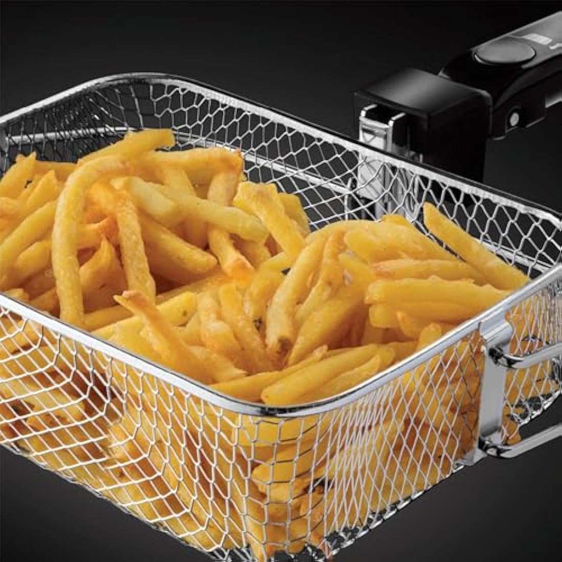 Russell Hobbs Electric Deep Fat Fryer, 2.5L capacity/can cook 1kg food, Carbon odour filter, Large observation window, Non-stick coated pan, Adjustable thermostat, Handle lift system, 1800W, 24570