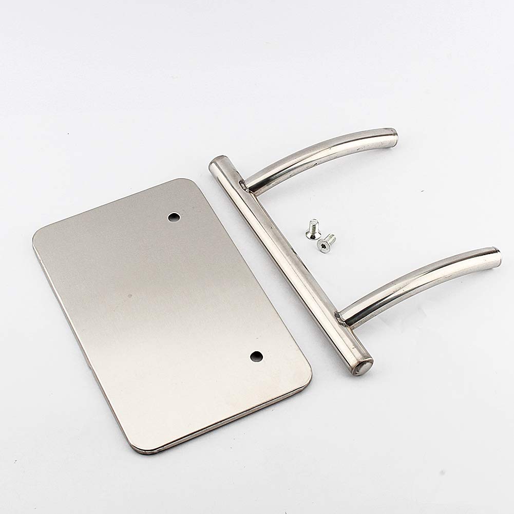 Salon Foot Rest, Pack of 1 Professional Stainless Steel Footrest Hairdressing Foot Rest Foot Stool Salon Chair Foot Rest for Barber Hairdressing