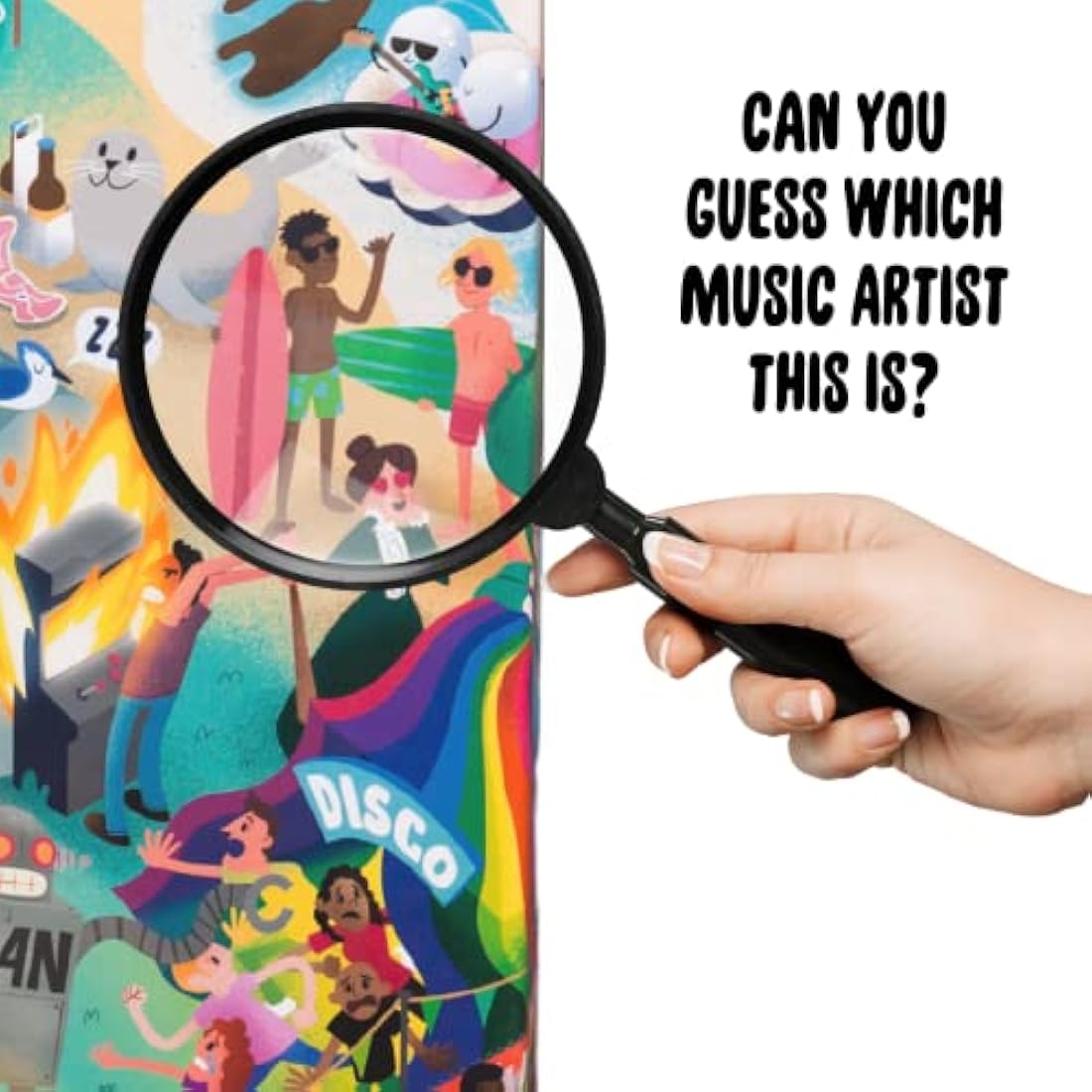 Big Potato Jigsaw Puzzle for Adults (1000 Pieces) Filled with 101 Riddles to Solve (Music Theme)