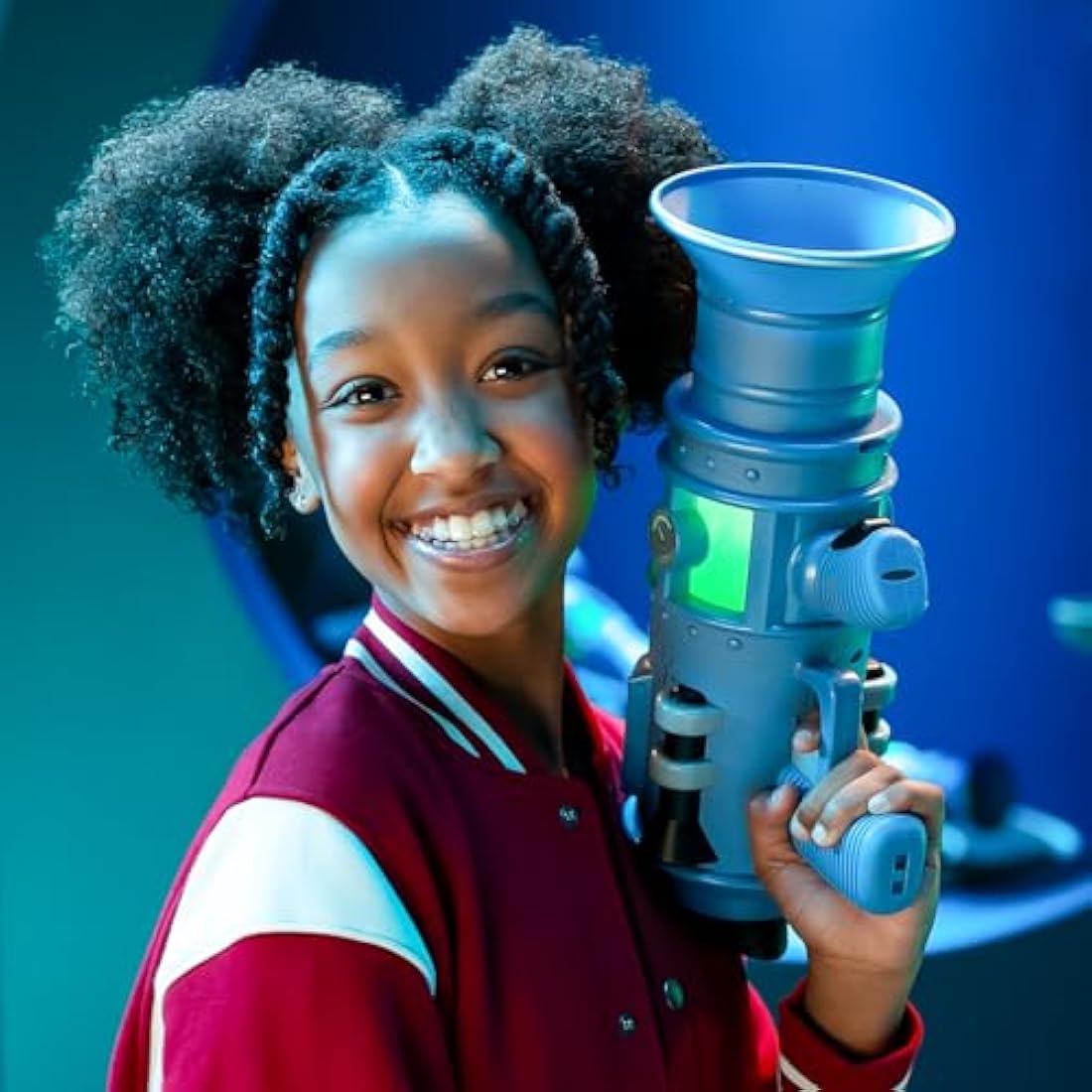 Despicable Me 4 The Ultimate Fart Blaster; Blasts out REAL Fart Rings of fog; Plays 15 Different Fart Sounds Lights Up and Emits Smells; It Includes 2 Different Scented Fart Formulas