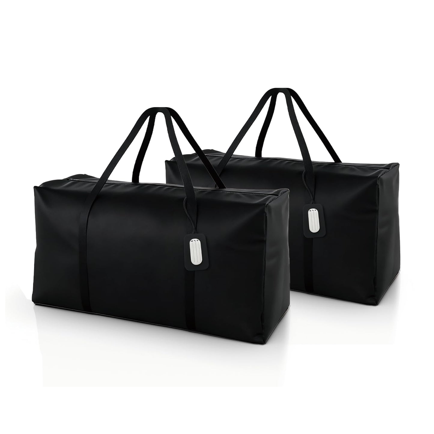 NCEDN 180L Extra Large Waterproof Storage Bags - Upgraded 600D PU Fabric, Dual Zippers, Includes Luggage Tag, Ideal for Moving House