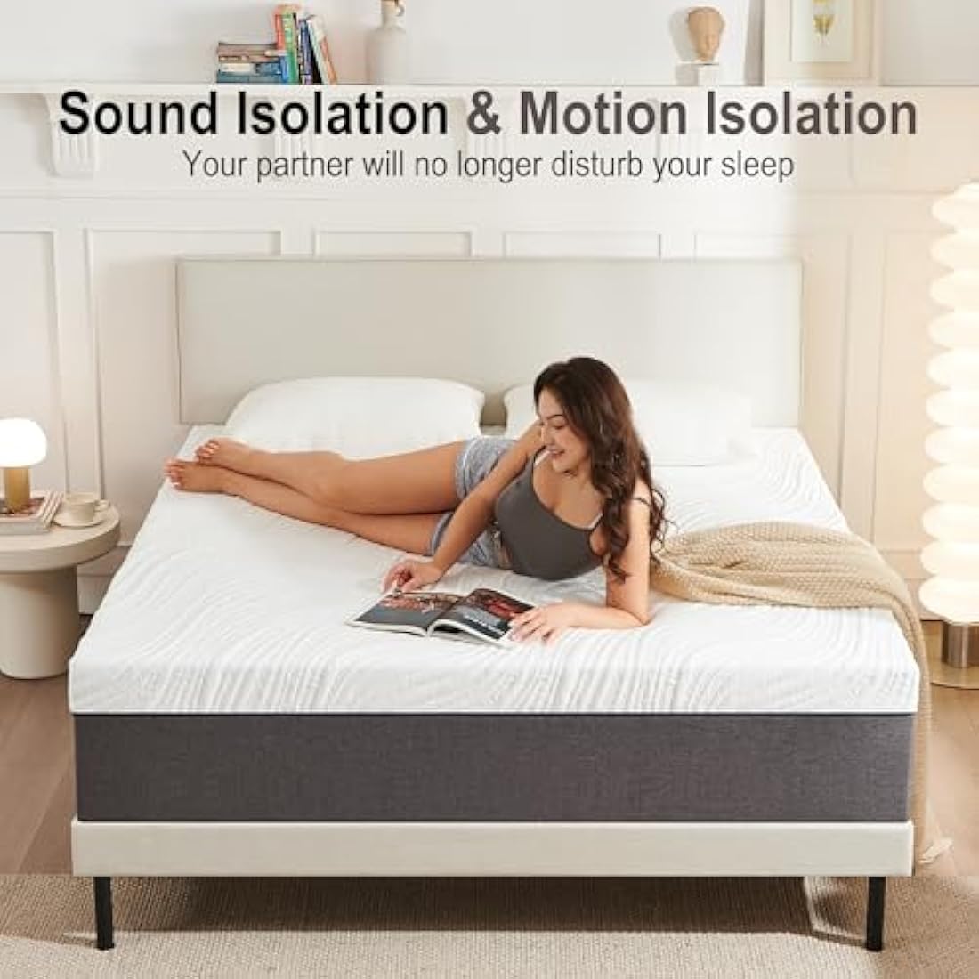 Twirest Mattresses, 20cm Single Mattresses with Memory Foam and Anti-mite, Breathable, Removable Carved Cover, Mattress in a Box, Edges Support for Sleep Supportive(90x190x20cm)
