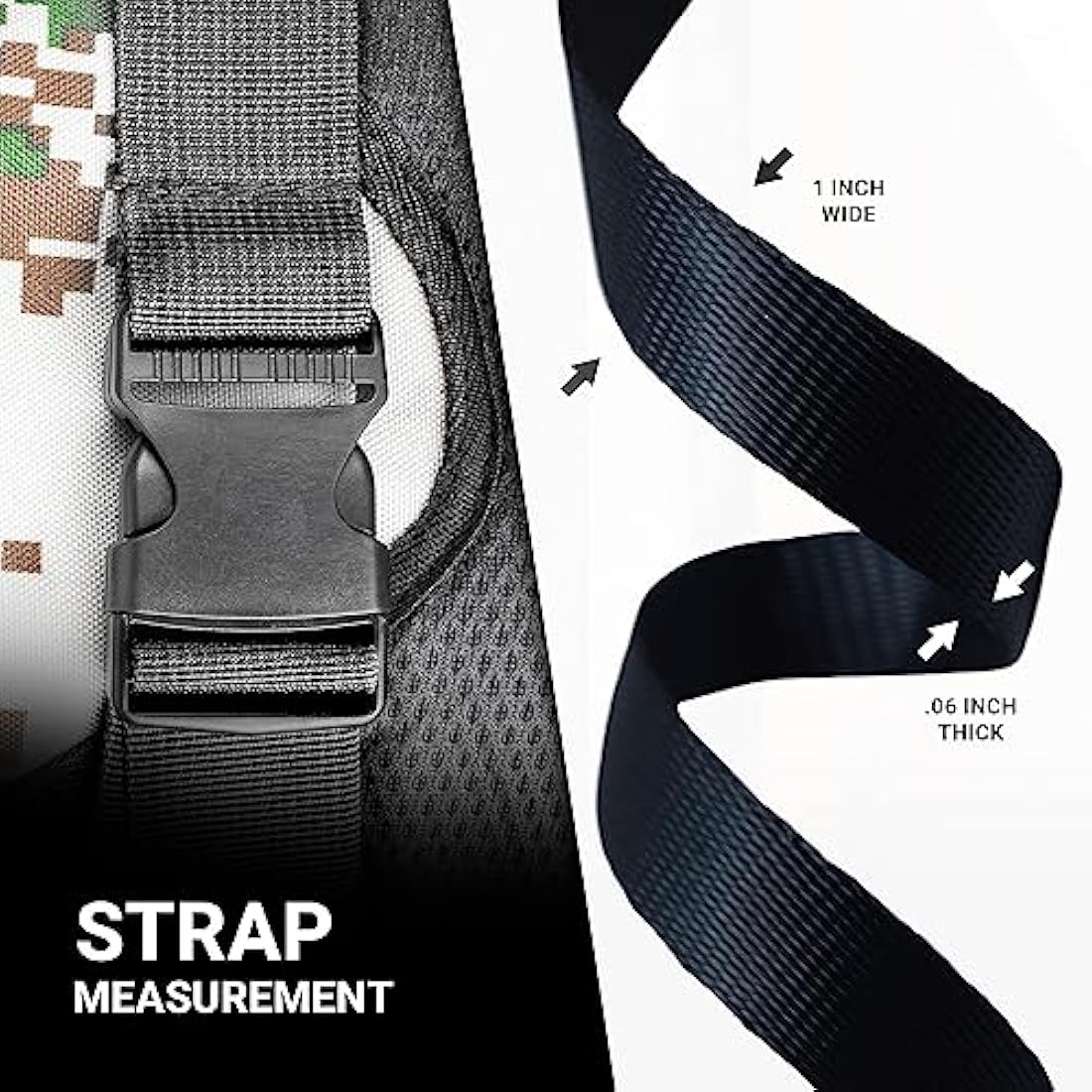 Strapworks Heavyweight Polypropylene Webbing - Heavy Duty Poly Strapping for Outdoor DIY Gear Repair
