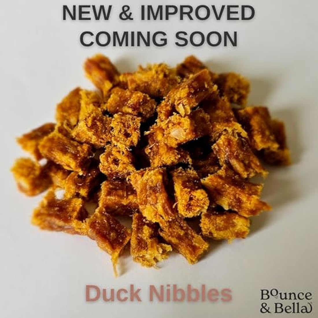 Bounce and Bella Pure Duck Nibbles – 100% Natural, Single-Ingredient Dog Treats – Grain-Free, No Nasties, Perfect for Puppies & Dogs of All Ages (5 Pack)
