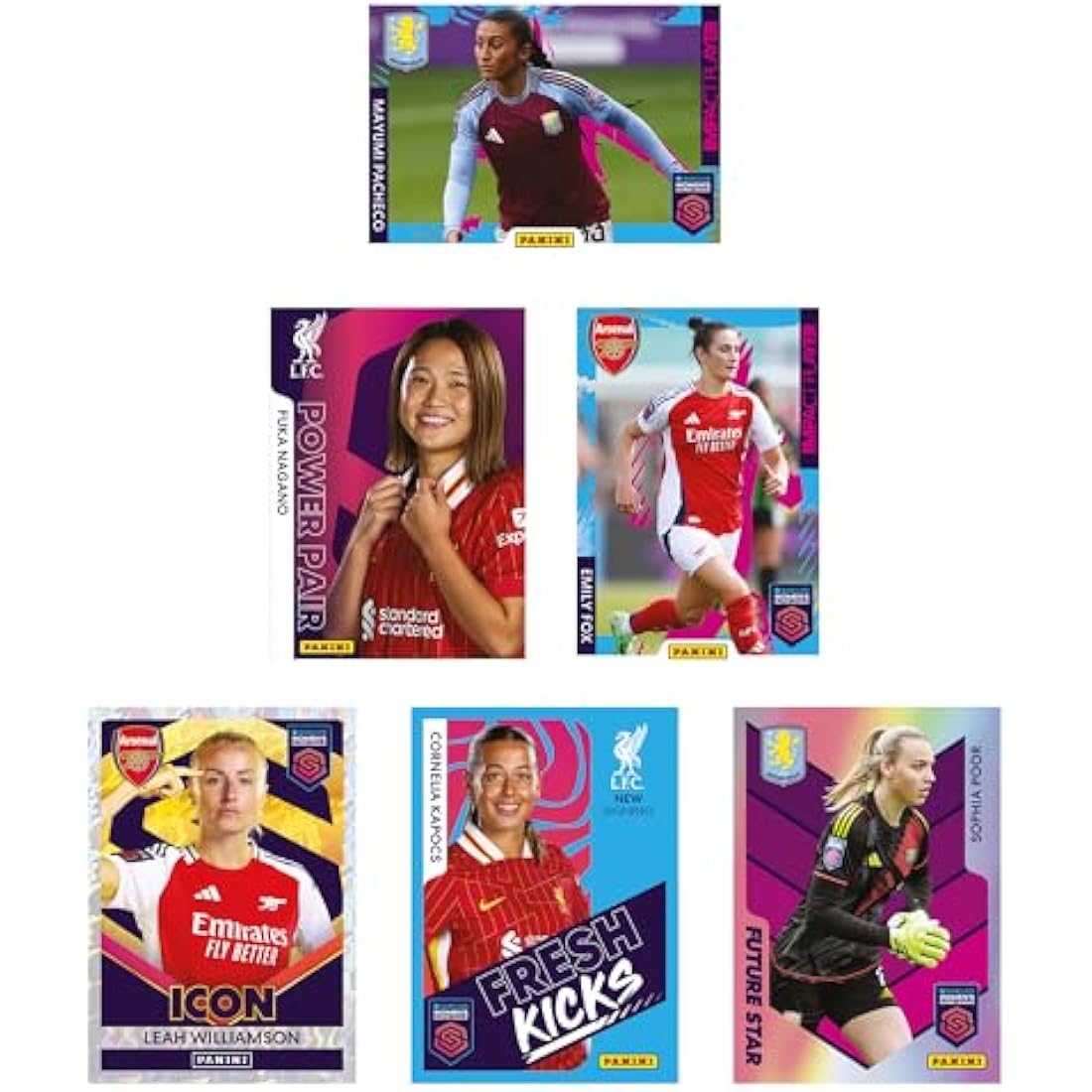 Barclays Women's Super League Official Sticker Collection 2025 - x50 Packs
