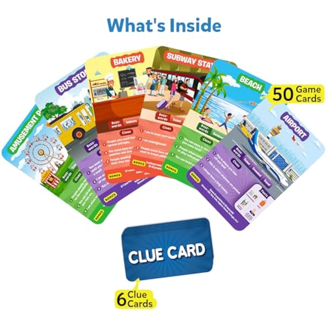Skillmatics Guess in 10 Around Town, Perfect for Boys, Girls, Kids, and Families Who Love Card Games, Board Games, Travel Friendly, Gifts for Ages 6, 7, 8, 9 & Up