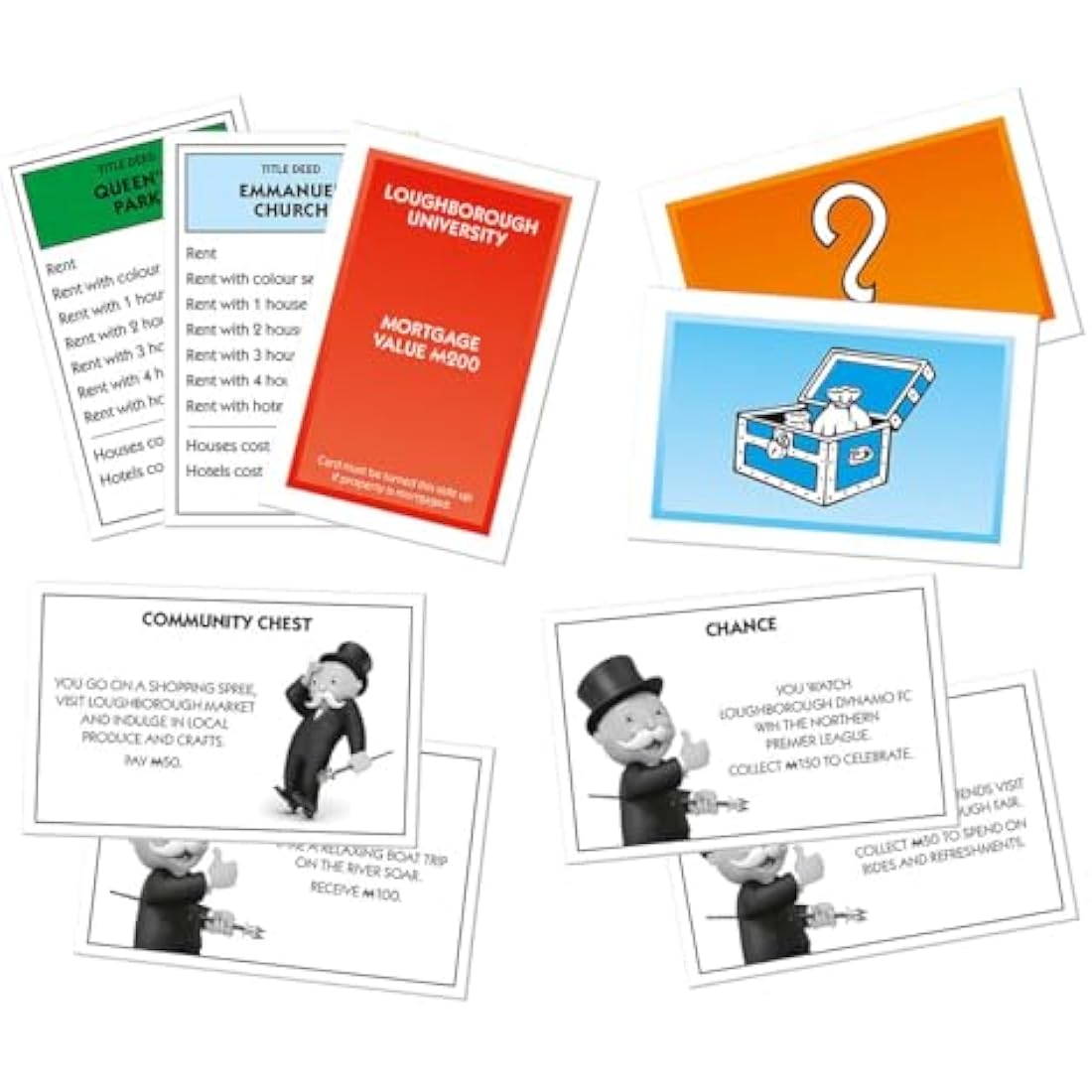 Winning Moves Loughborough Monopoly Board Game, Tour around the board, buy, sell and trade your way to success, makes a great gift for ages 8 plus