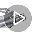 GRIFEMA Smooth Shower Hose 1.5m / 59 Inch – Flexible PVC Shower Hose, Anti-Kink & Leakproof, Universal G1/2" Fit, Durable Replacement Hose with Brass Connectors & Washers - Silver