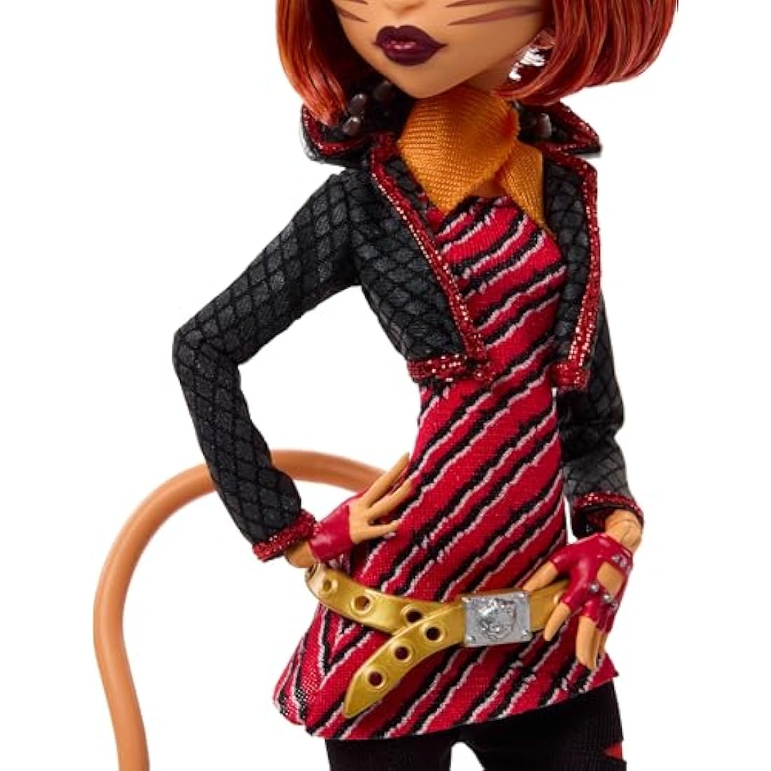 Monster High Boo-riginal Creeproduction Doll, Toralei Collectible Reproduction with Doll Stand, Diary, and Pet Saber-Tooth Tiger Sweet Fangs, HYV91