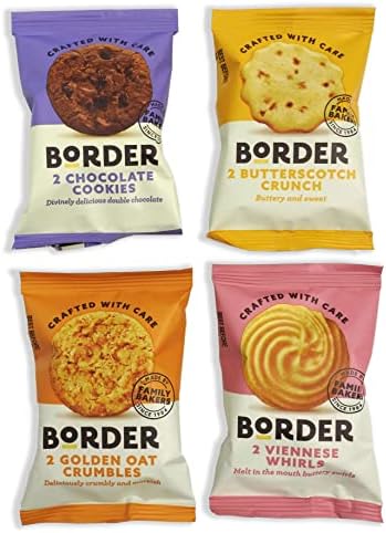 Coffee Pod Variety Pack for Nespresso Vertuo Machine - Sweet Vanilla, Roasted Hazelnut, Golden Caramel - 3 Boxes (30 Pods) Bundled with Border Biscuits and Reusable Tote Bag