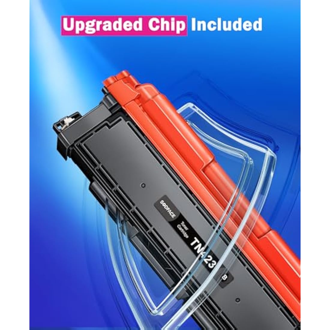 SODFACE TN423 TN-423 Toner Cartridge Compatible for Brother TN-423 TN423 toner for HL-L8260CDW HL-L8360CDW MFC-L8690CDW MFC-L8900CDW DCP-L8410CDW DCP-L8410CDN (Black Cyan Yellow Magenta, 4-Pack)