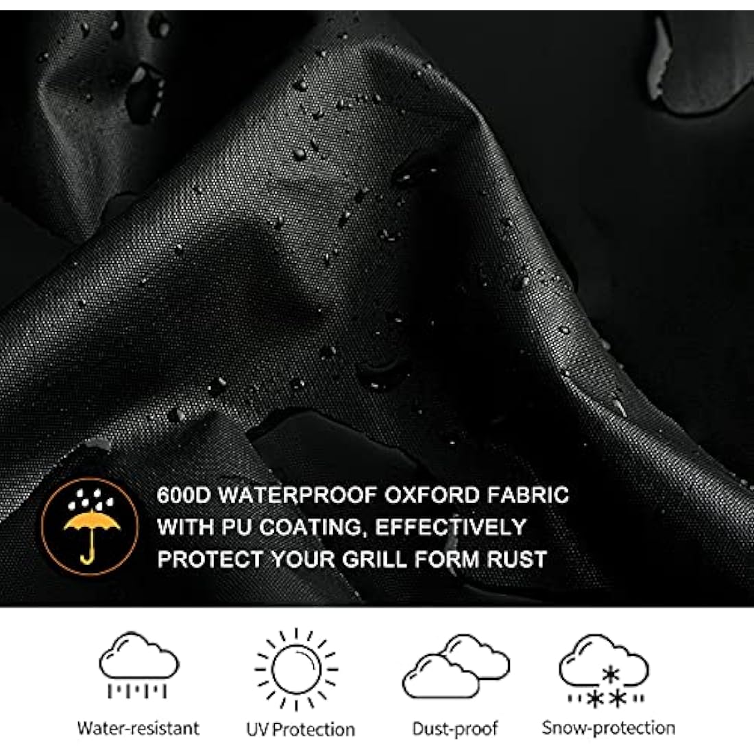 SUPJOYES Grill Cover for Kamado Joe Classic Charcoal, Waterproof Heavy Duty Kamado Joe Grill Acccessories
