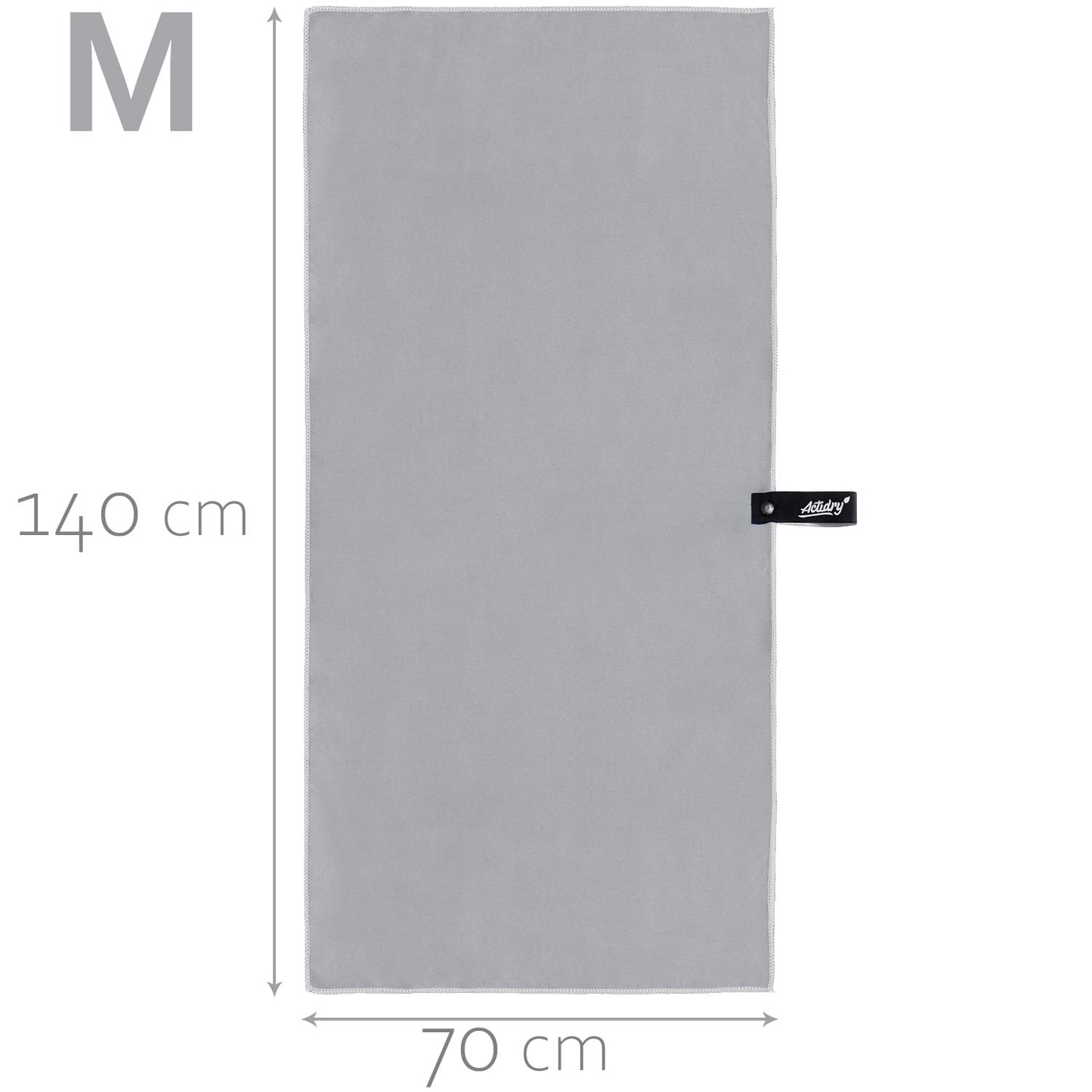 Actidry Microfiber towel - XL/L/M - 10 colors - light, quick-drying, highly absorbent - gym, sport, fitness, hiking, camping, yoga, hair, kids towels