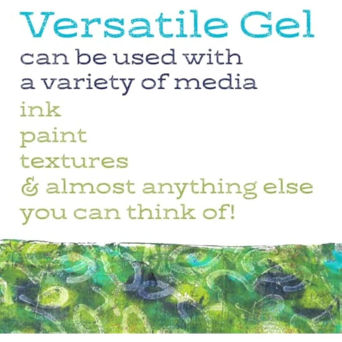 Gel Press Monoprinting Print Plate - A4 (21 X 29.7 cm) Gel Plate - Printmaking Supplies - Reusable Gel Printing Plate for Press Art for Card Making, Scrapbooking, Journaling, Arts & Crafts
