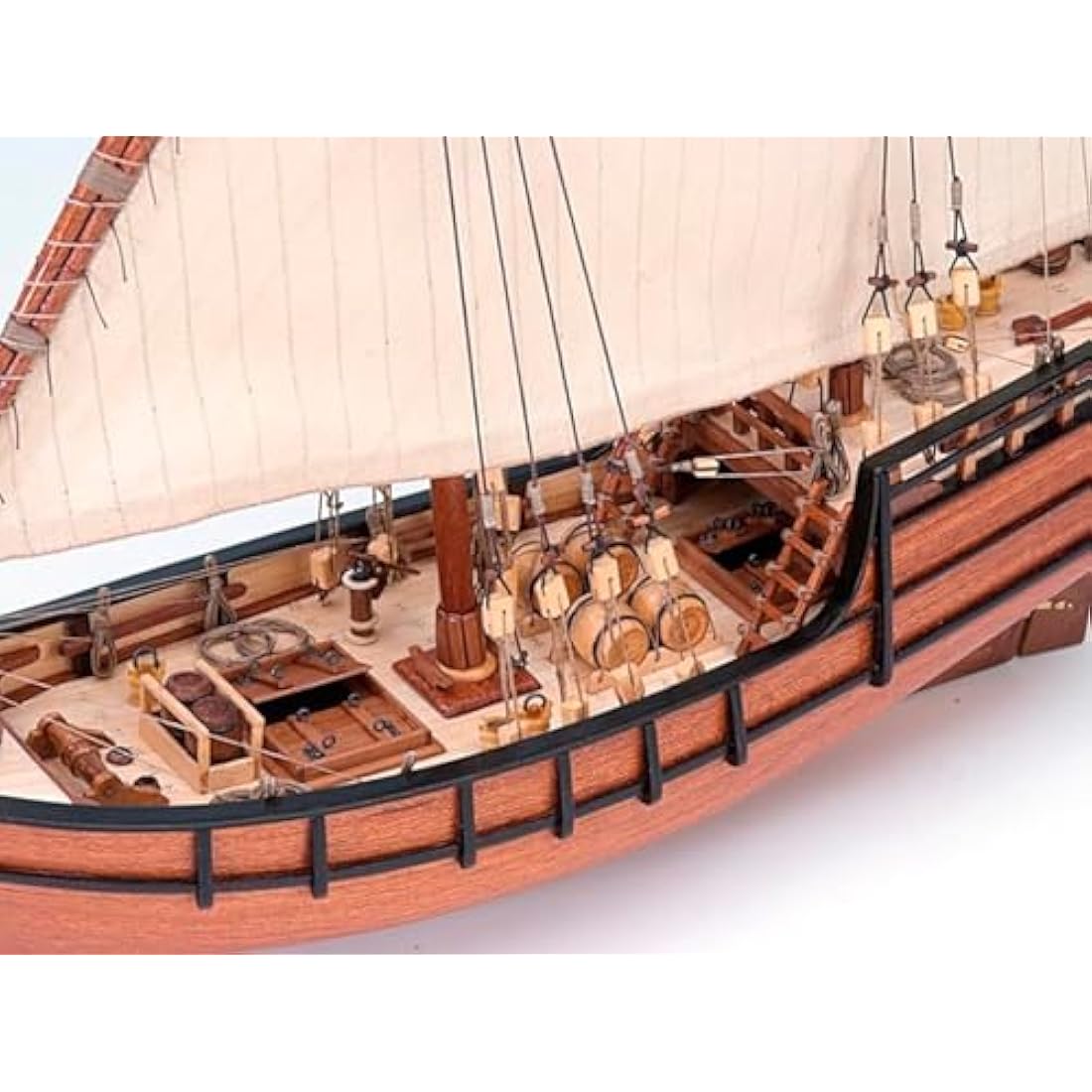 Artesania Latina – Wooden Ship Model Kit – Spaniard Caravel from The Discovery of America, La Niña – Model 22410, 1:65 Scale – Models to Assemble – Intermediate Level