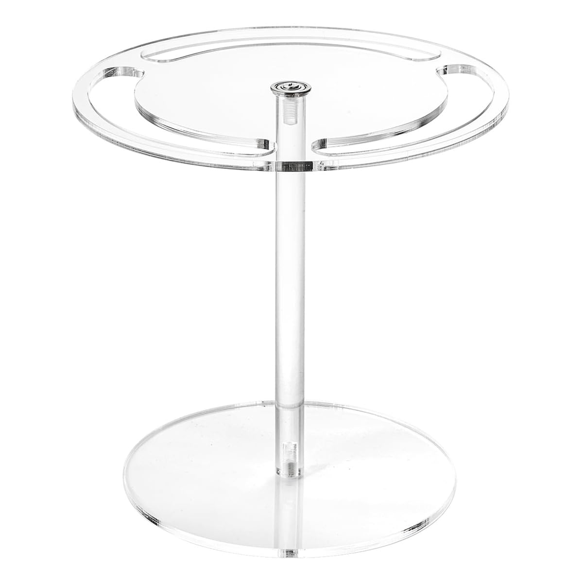 Ieron Sunglasses Holder 360 Degree Rotatable Transparent Sunglasses Storage Rack Glasses Display Stand Suitable For Office Desk Dressing Table Desktop