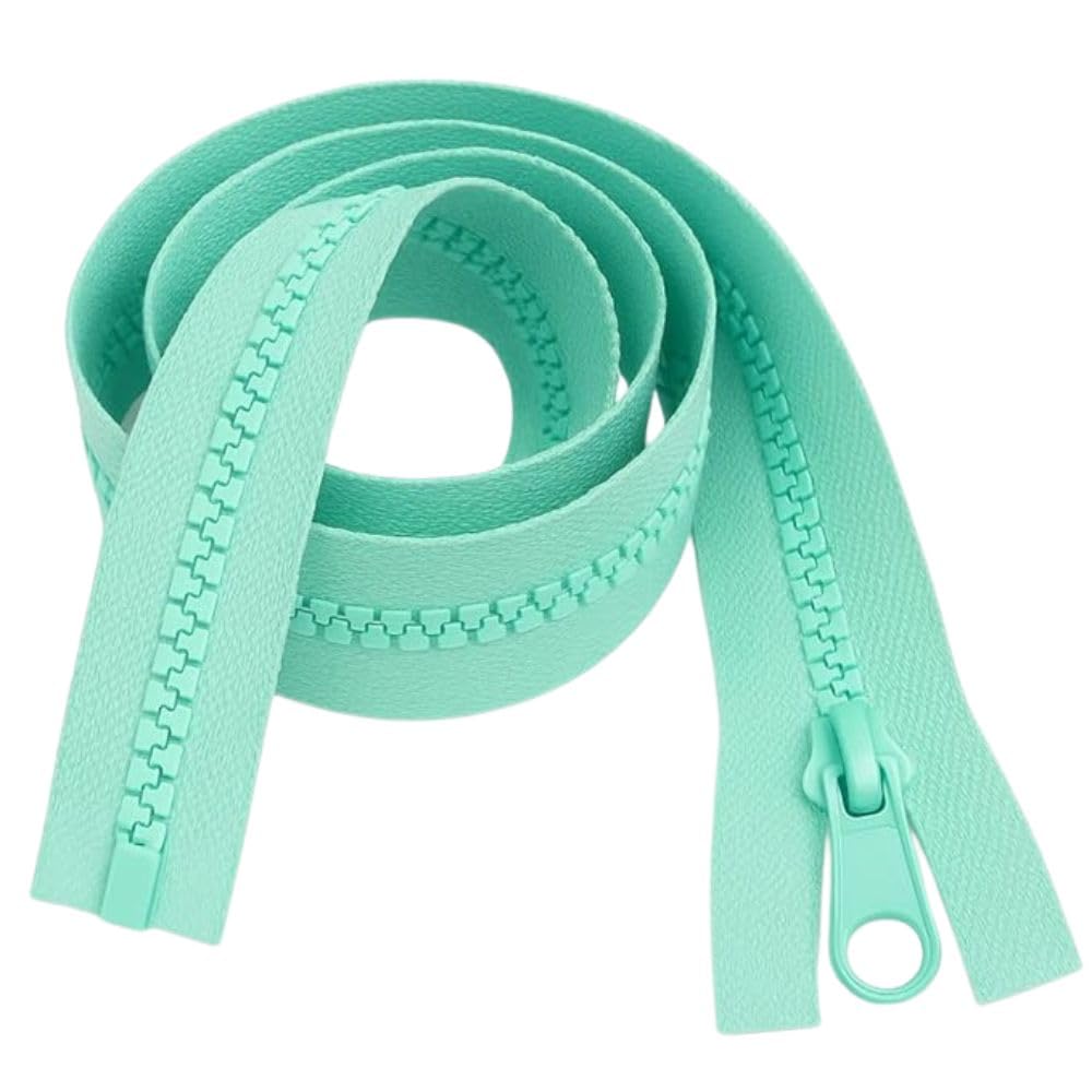 26" (66cm) Mint Chunky Zip - Heavy-Duty Open-Ended Separating