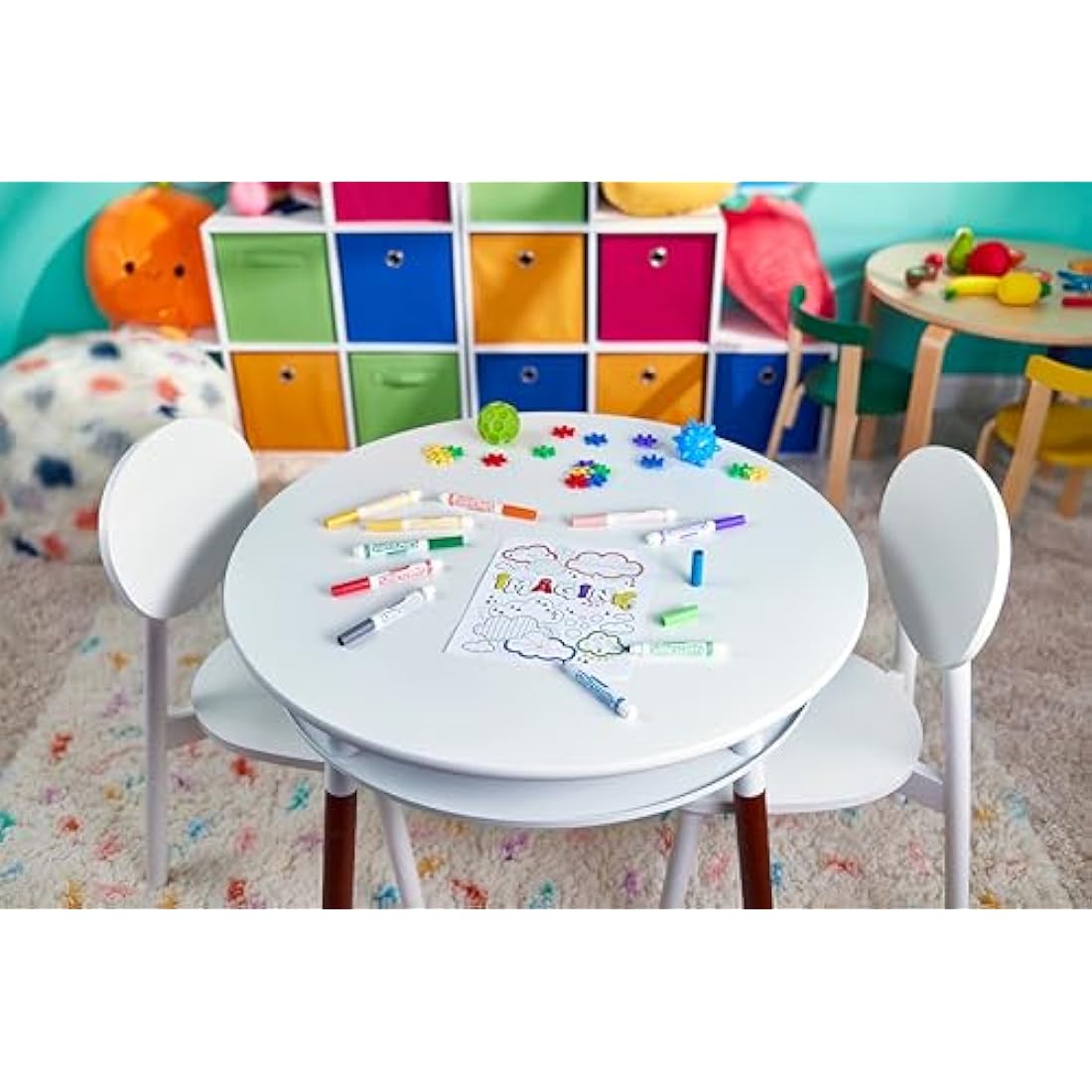 CRAYOLA Silly Scents Broadline Washable Markers - Assorted Colours (Pack of 12) | Unique Sweet Scents & Colours! | Ideal for Kids Aged 3+