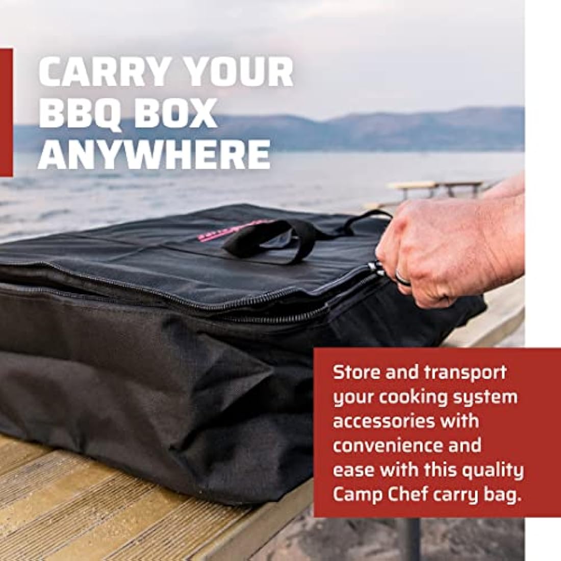 Camp Chef Accessory Carry Bag - Camp Gear Bag for Outdoor Cooking Equipment & Camping Gear - 16" x 24"