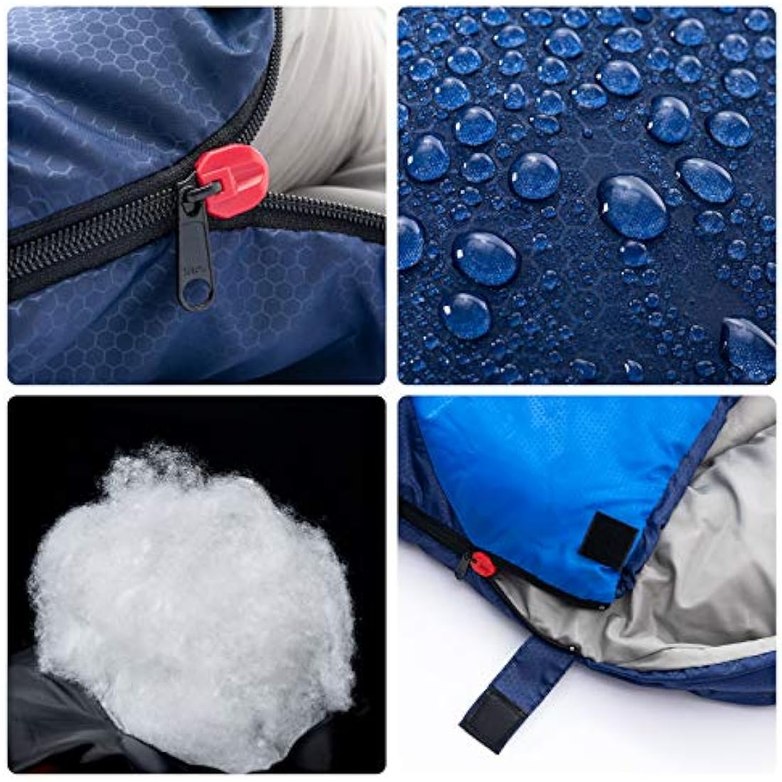 BISINNA Sleeping Bag with Pillow - 4 Season Lightweight Waterproof Warm Sleeping Bag with a compression sack for Adults, Women, Men's Outdoors Camping, Hiking, Backpacking