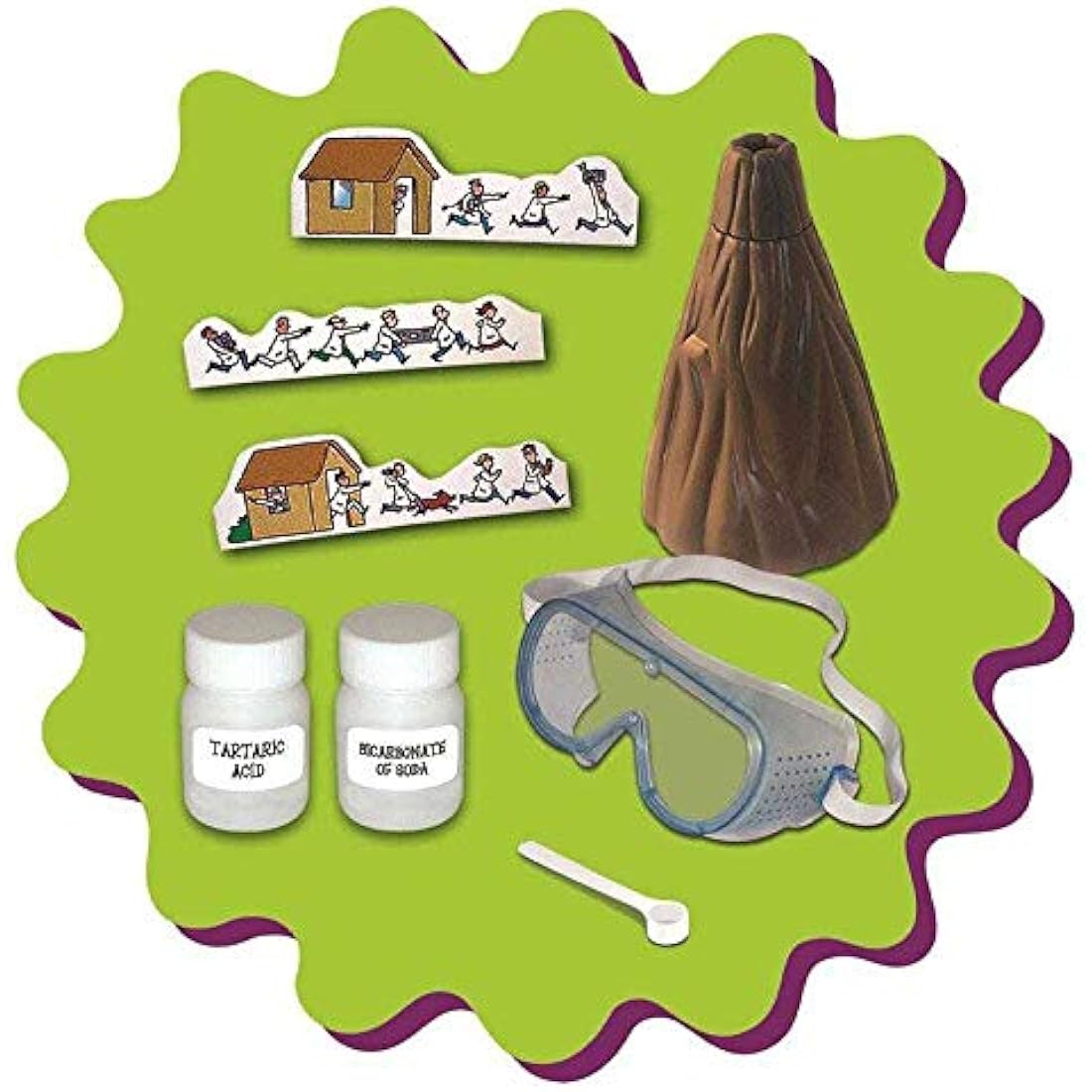 Galt Violent Volcano -Horrible Science Kit -Interactive, Fun Experiments Set and Science Kit for Kids - Make a Volcano Kit for Kids and Watch your Volcano Erupt - For Boys and Girls Ages 8 Years Plus