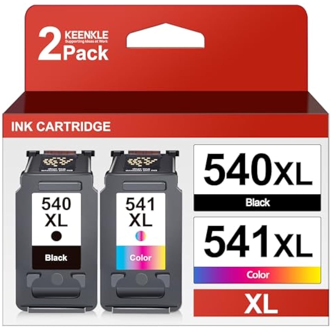 PG-540XL CL-541XL Remanufactured Ink Cartridge for Canon 540 and 541 XL PG-540 CL-541 for Pixma MG3650 MG4250 MG3500 MG3600 MG3100 MG3150 MG3200 MG3250 MG3500 MG3100 MG3150 50 MX3 75 (Black+Color)