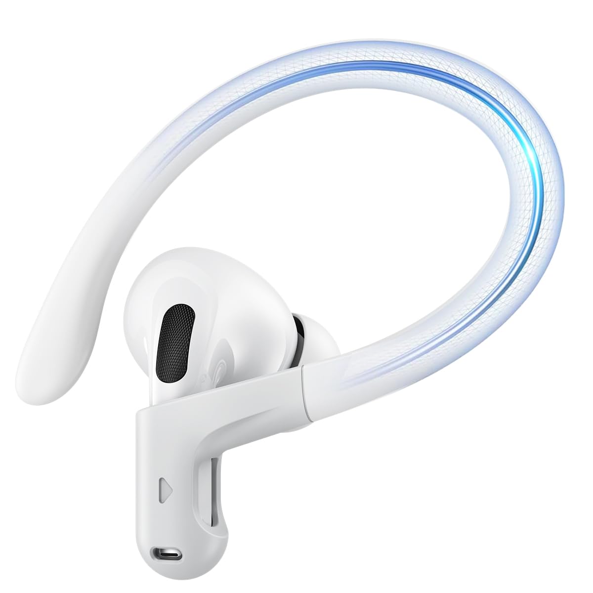 Gcioii Memory Titanium Alloy Ear Hooks for AirPods Pro 3, AirPods Pro 2, AirPods Pro & AirPods 3, Anti-Slip Sport Accessories [Added Anti-Lost