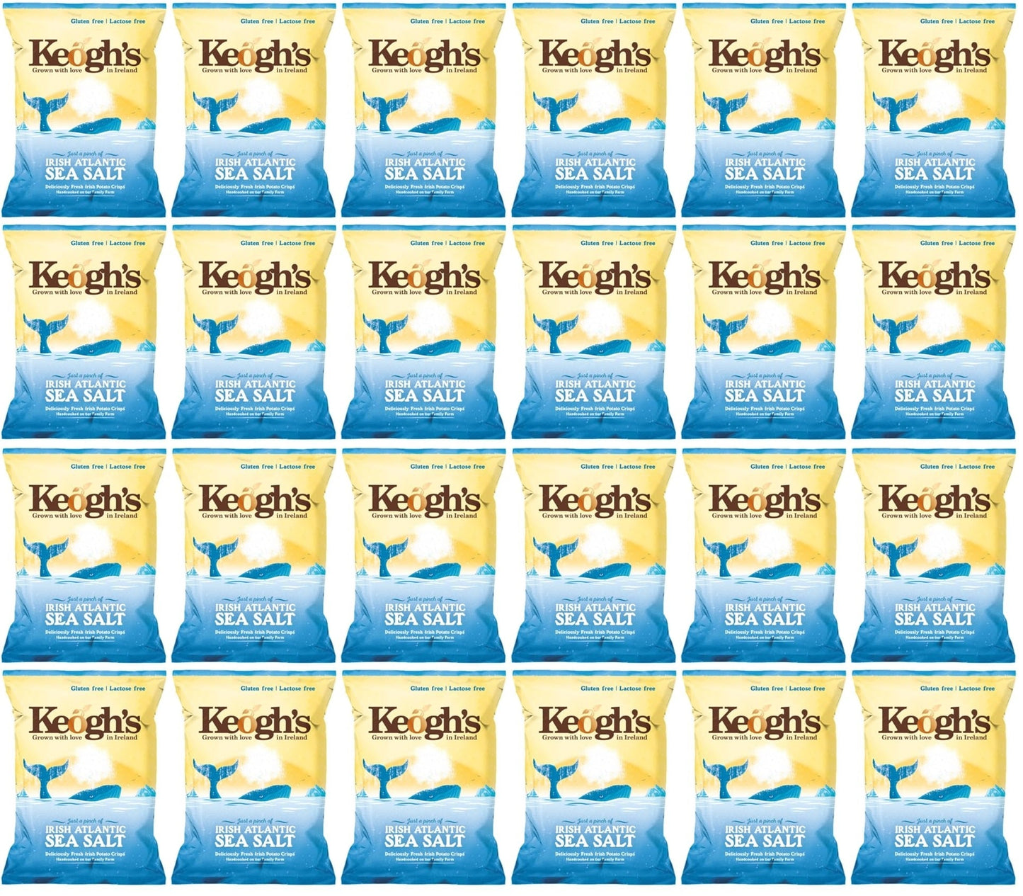 24 x Keogh's Irish Atlantic Sea Salt 45G
