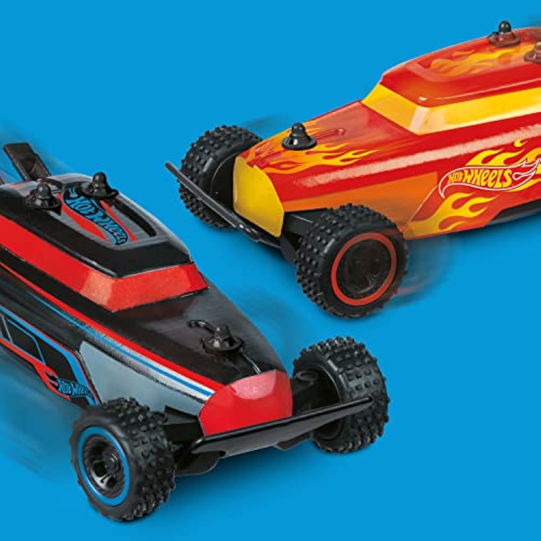 Mondo 63702 Motors-Hot Wheels Micro Rip Rod-RC car for Children-2 Assorted Scale 1:28-63702, Multi-Coloured