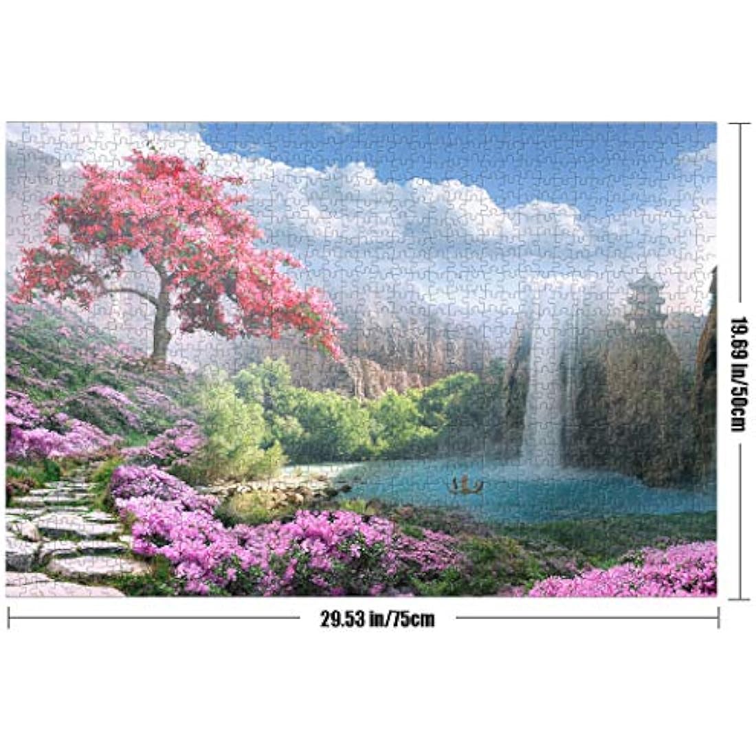 Tektalk 1000 Piece Puzzles for Adults Jigsaw Puzzles for Adults (Otherworldly Land of Peace)