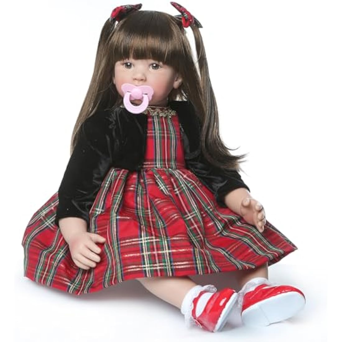 ZIYIUI Realistic Reborn Baby Dolls 24 Inch 60 Cm That Baby Looks Real Doll Soft Silicone Vinyl Reborn Girl Toddler Birthday Gift Toys